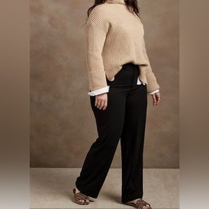 BANANA REPUBLIC black trousers size 20